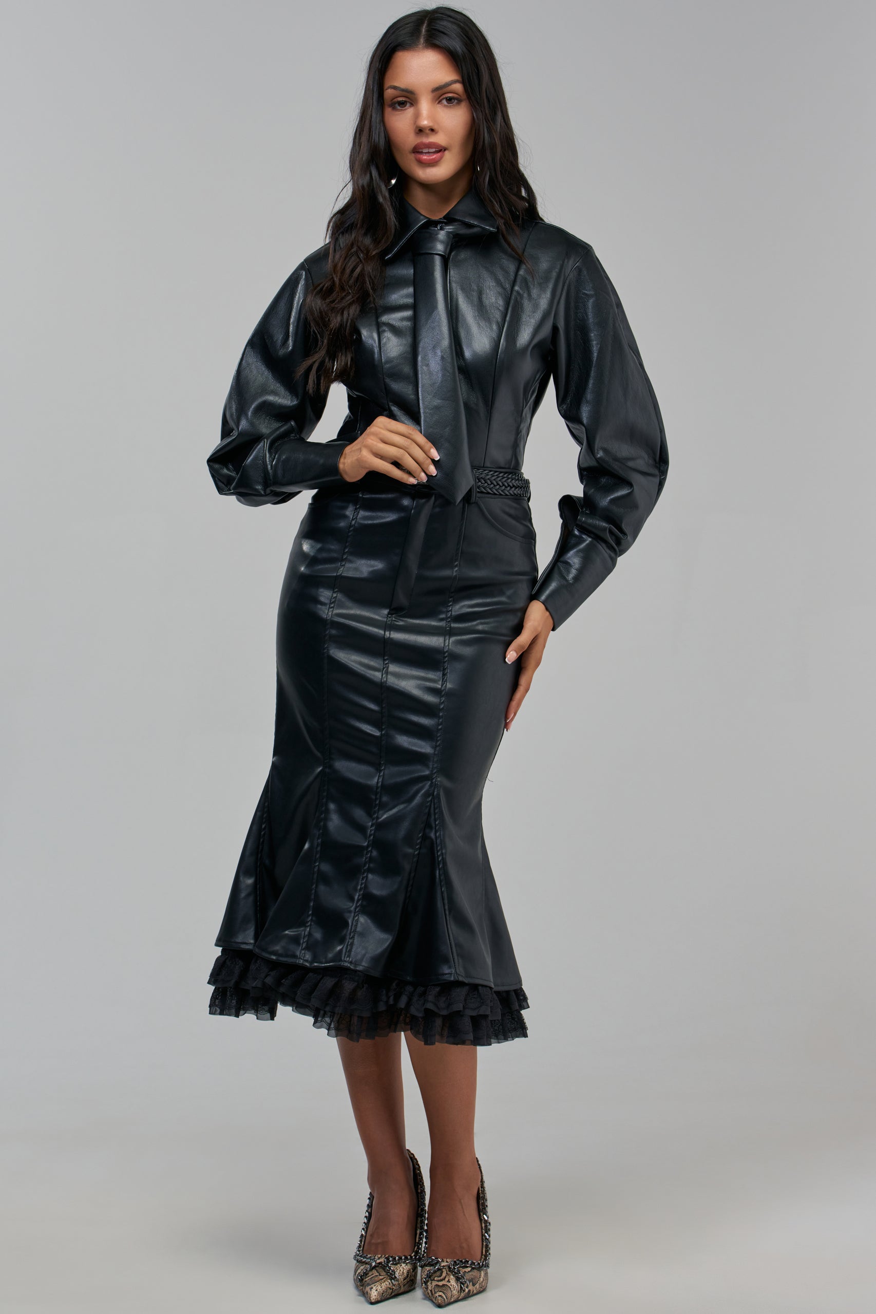 FEEL LIKE A QUEEN MIDI SKIRT