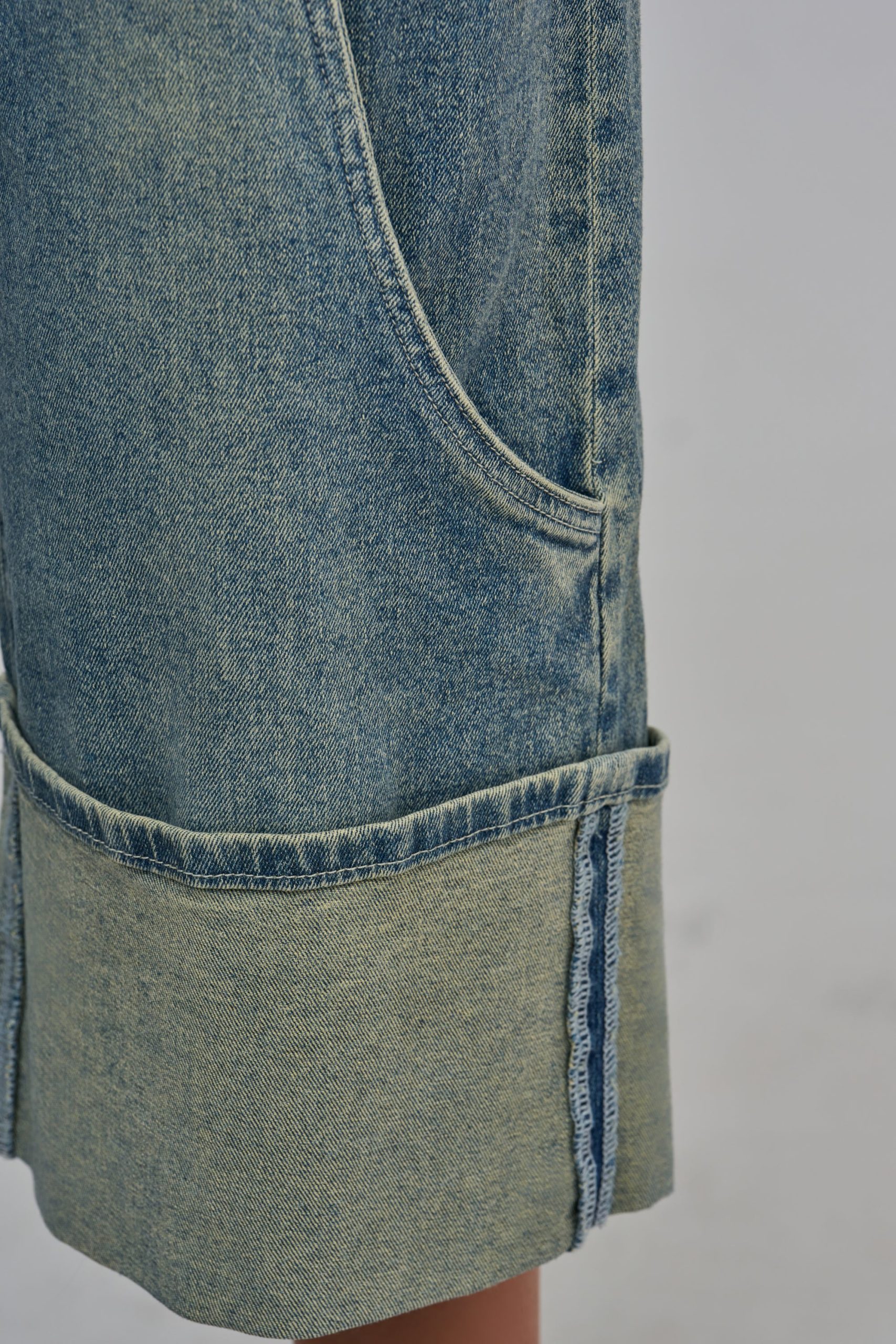 AUBERGINE DENIM CULOTTE - Image 11
