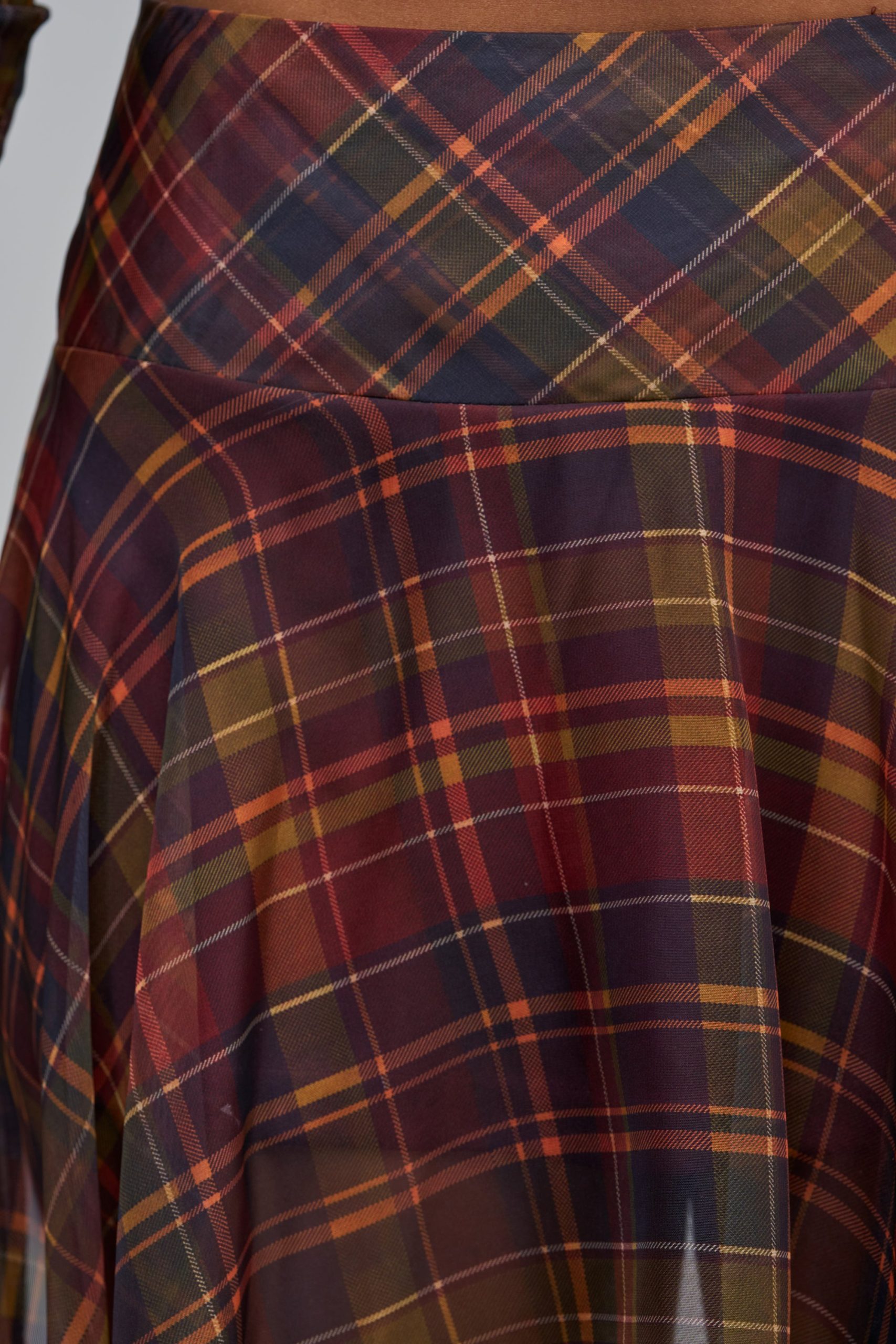 MIXED FEELINGS PLAID SKIRT - Image 3