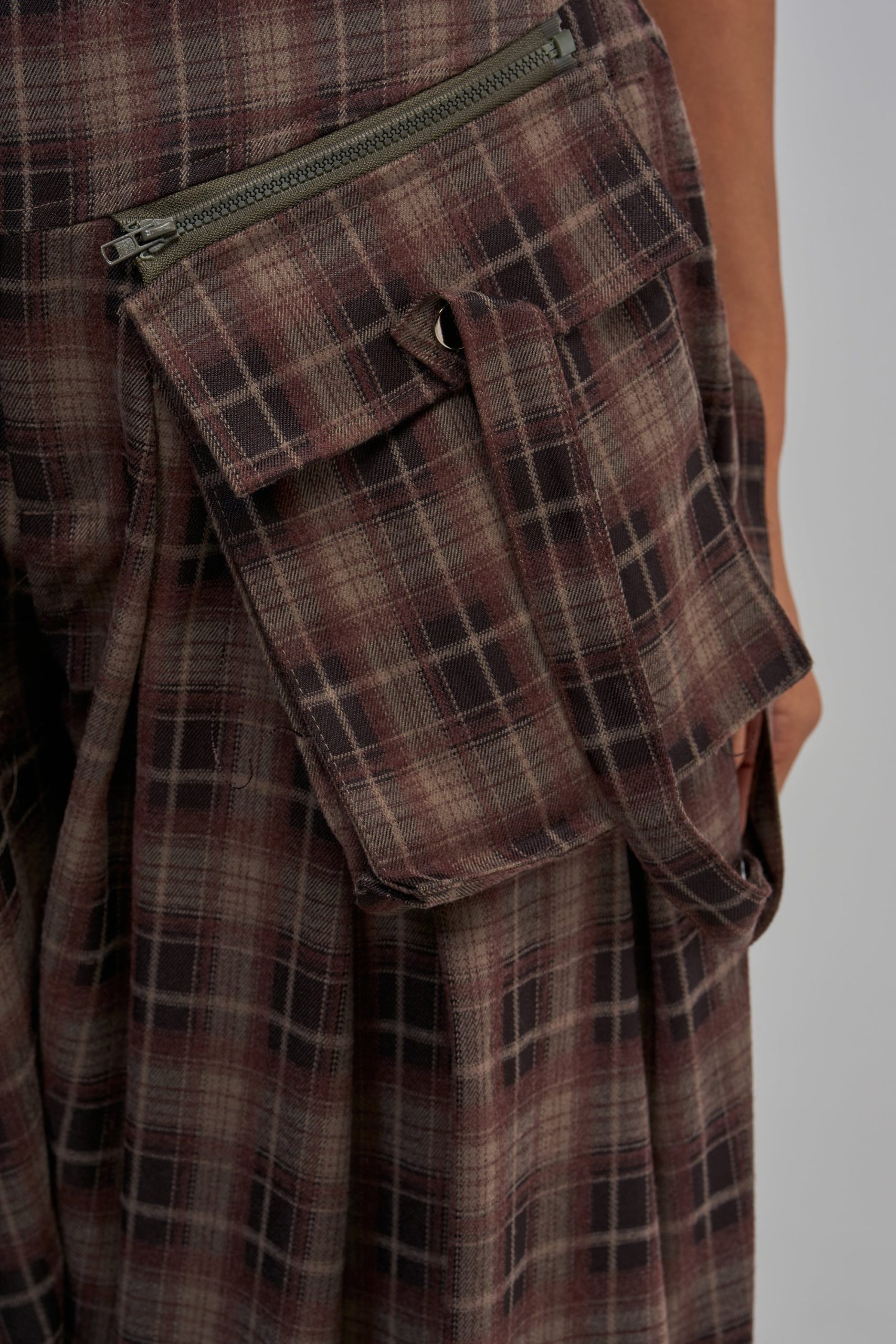 PLAID PRINCESS CARGO TROUSER - Image 6