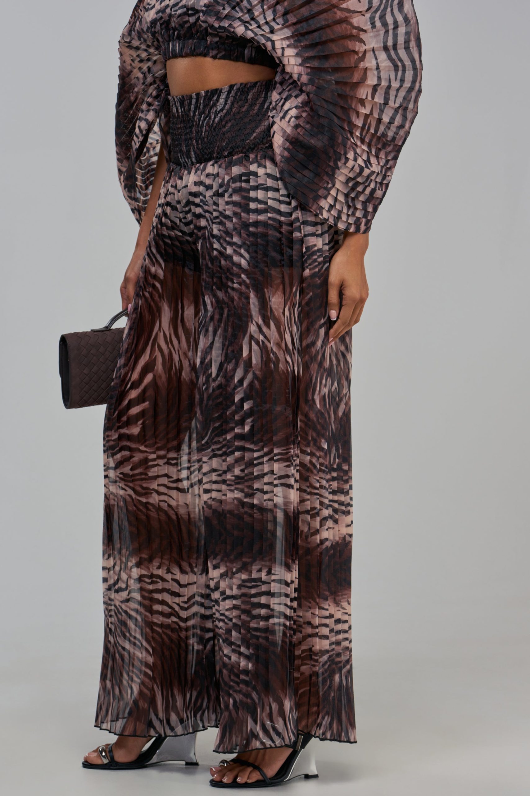 ANIMAL PRINT CHIFFON PANT - Image 10