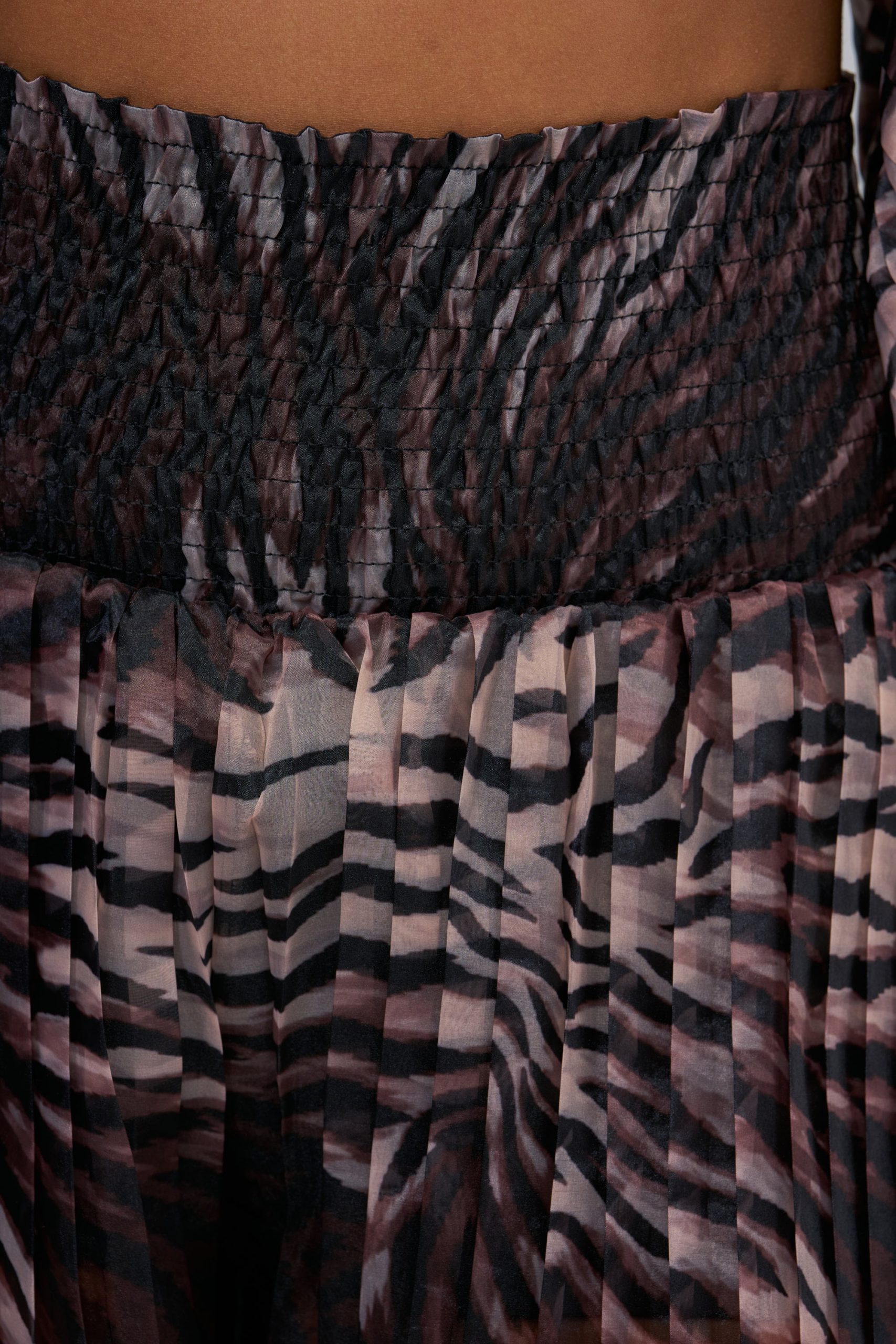 ANIMAL PRINT CHIFFON PANT - Image 8