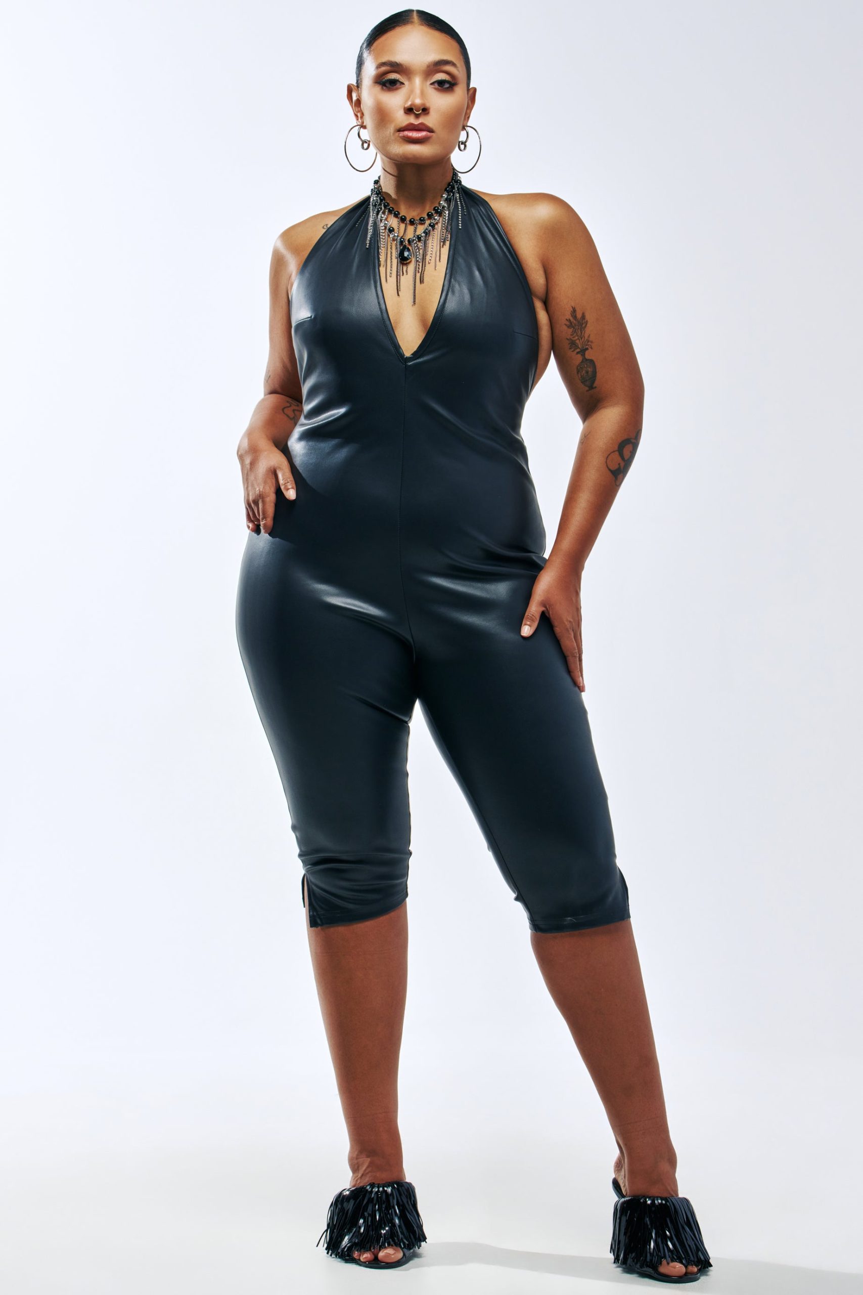 BREAK THE INTERNET CAPRI JUMPSUIT - Image 5