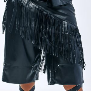 ALL THAT FRINGE TIE BELT