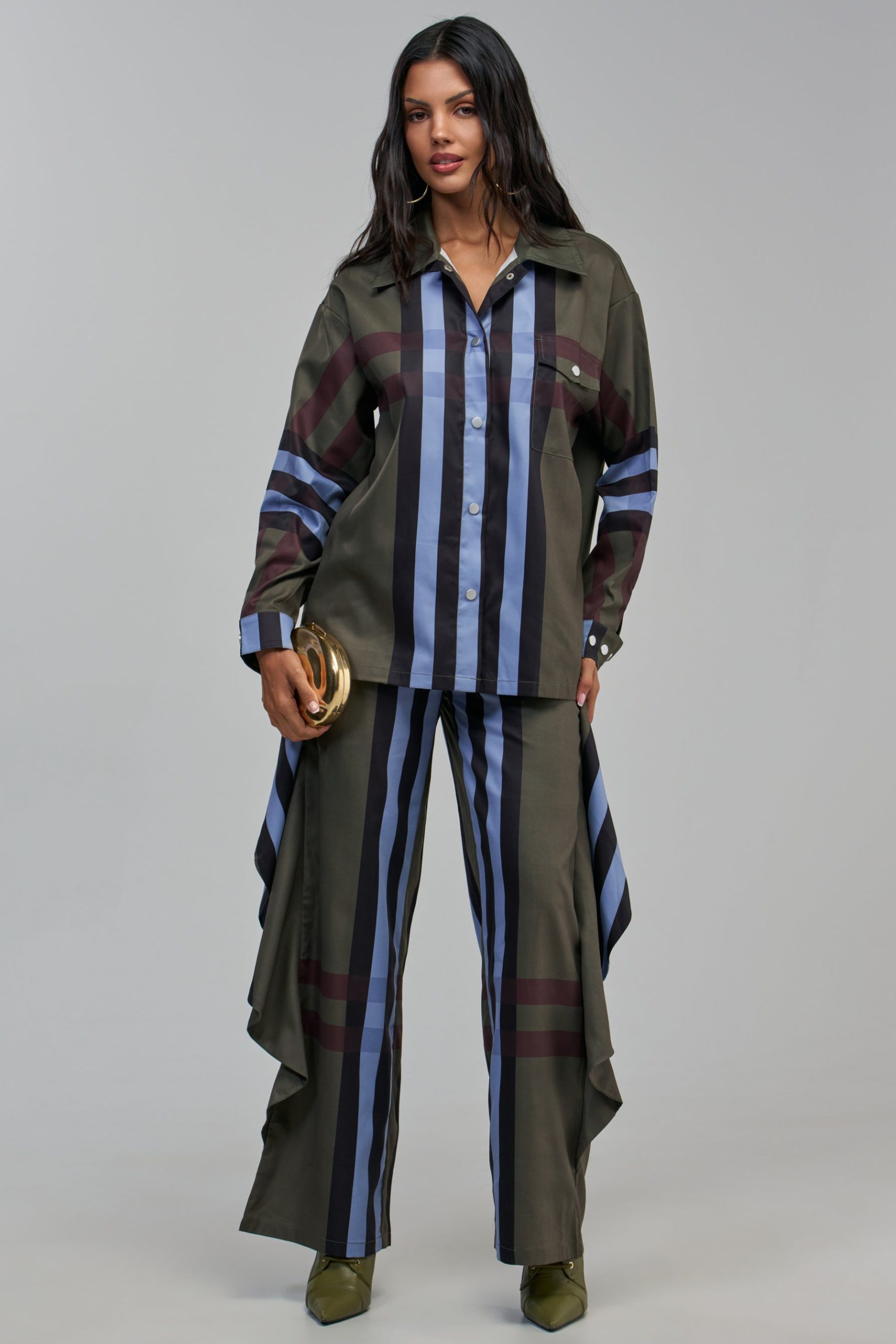 LUXURY LIFE PLAID TROUSER IN GREEN