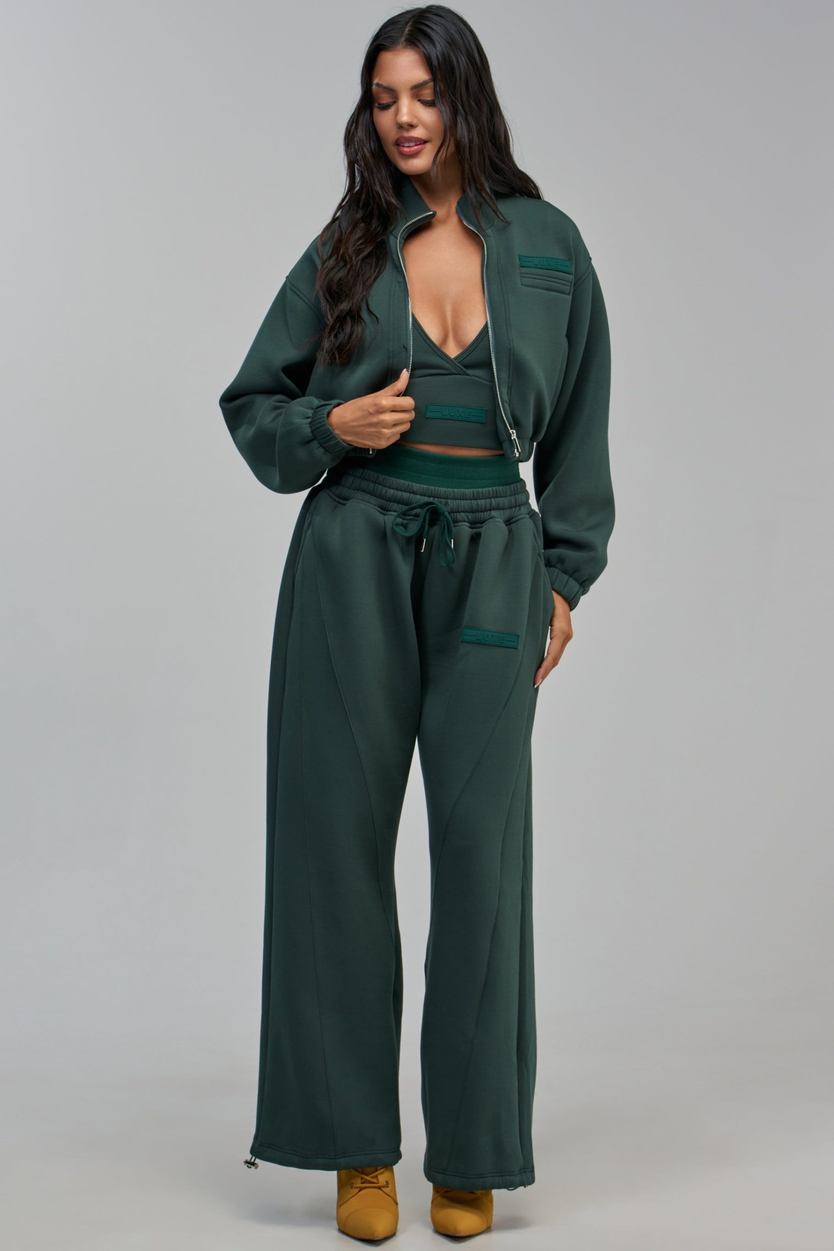 LUXE EVERDAY ICON ZIP UP SWEATSHIRT - Image 6