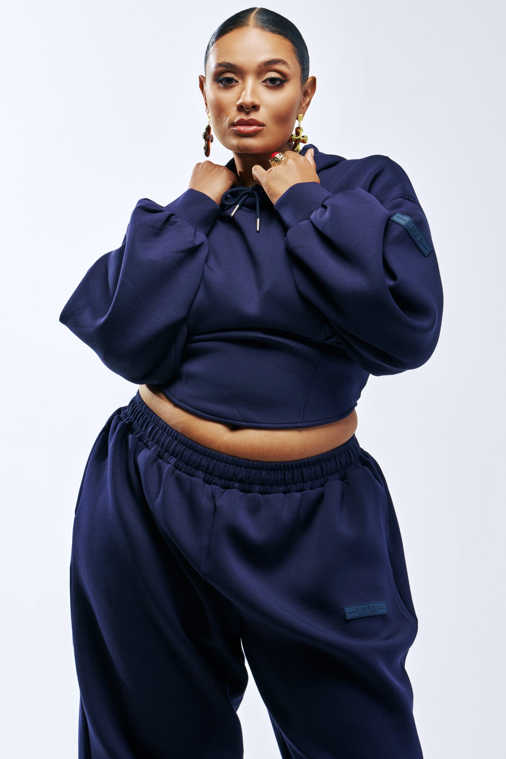 LUXE MIDNIGHT SCULPT HOODIE - Image 9