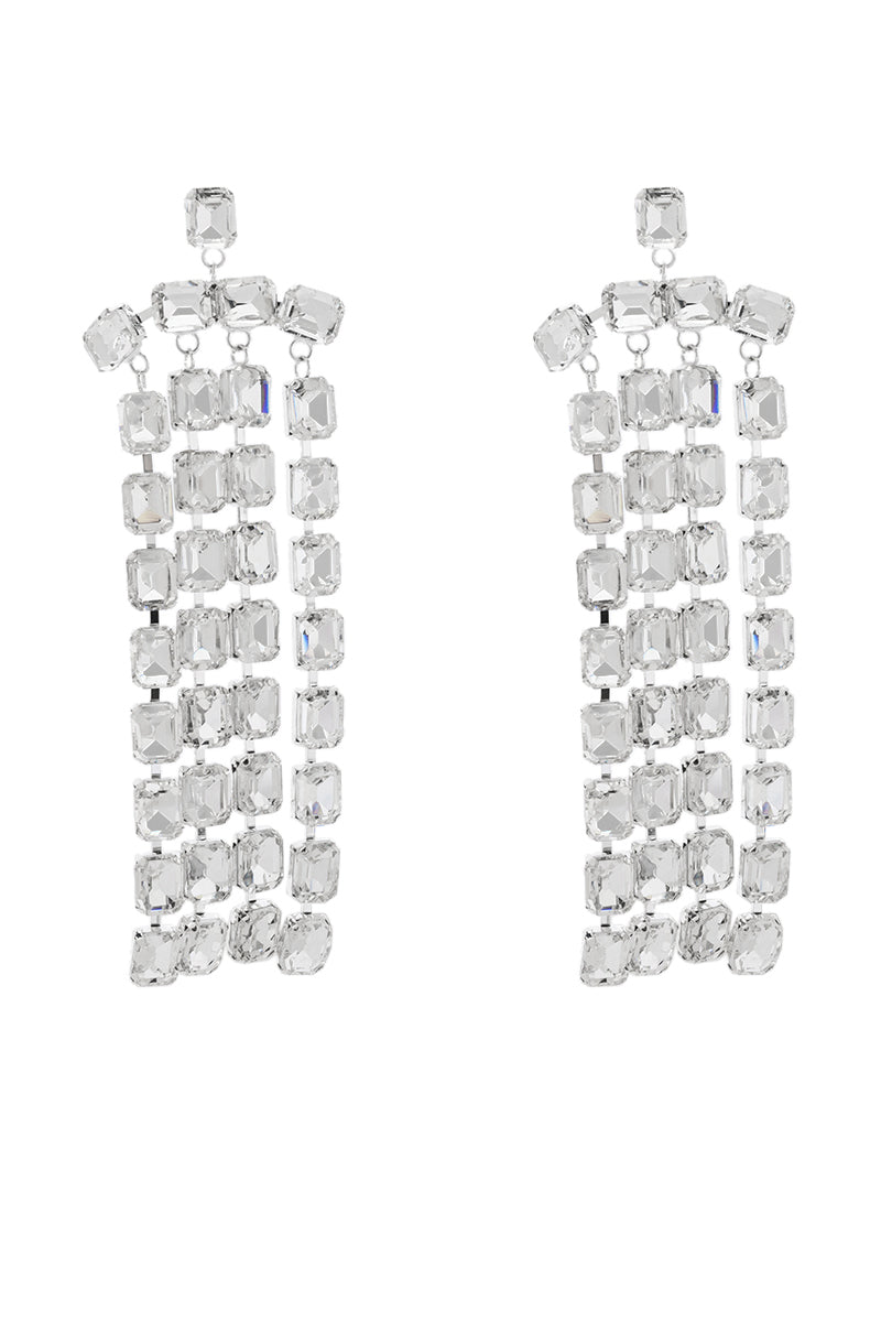 CRYSTAL WATERFALL EARRING - Image 3