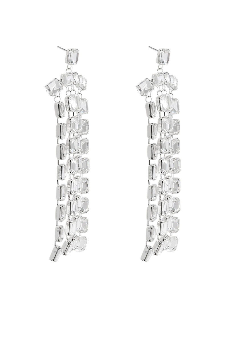 CRYSTAL WATERFALL EARRING - Image 2