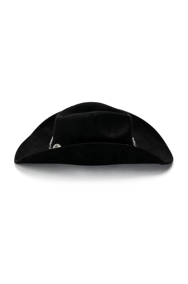 ROWDY WESTERN EMBELLISHED COWBOY HAT