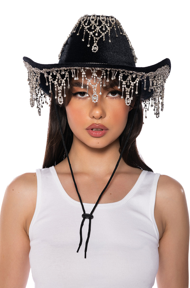 STALLION WESTERN EMBELLISHED COWBOY HAT - Image 8